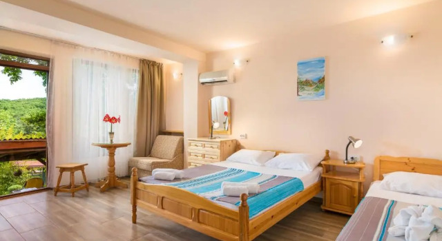 Семейный номер Standard с видом на сад Villa Zelenika