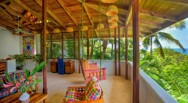 Camera Deluxe con balcone e con vista sull'oceano Anse Chastanet Resort
