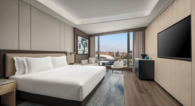 Двухместный номер Premium с видом на парк Crowne Plaza Linyi Olympic Sports Centre by IHG
