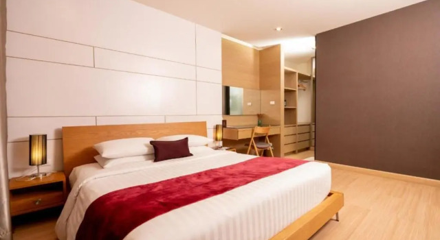 Двухместный полулюкс Цокольный этаж с балконом Sanae Hotel Nimman