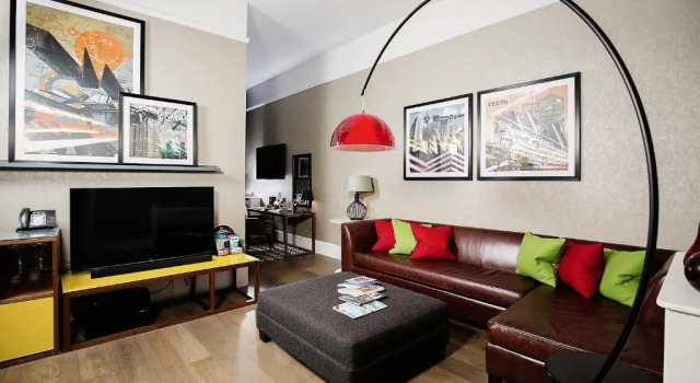Люкс с видом на город Malmaison Glasgow