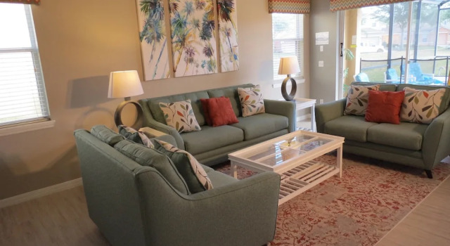 Коттедж Deluxe с 4 комнатами с балконом Kissimmee Area Deluxe Homes by SVV