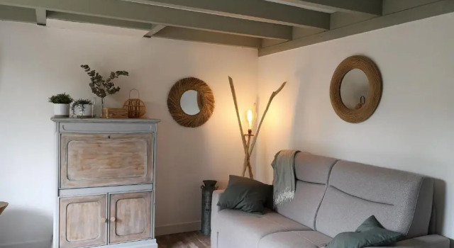 Коттедж c 1 комнатой Cottage Villers sur Mer