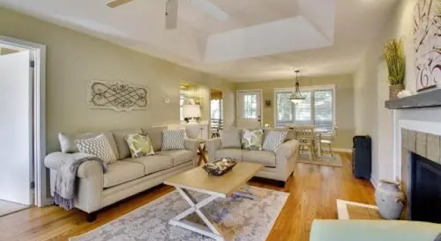 94 Inlet Cove Cottage, Забронировать Дом для отпуска Киава-Айленд Lowcountry, рядом с Парк Kiawah Beachwalker