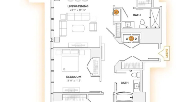 Апартаменты Luxury Penthouse 3BR Prime Location