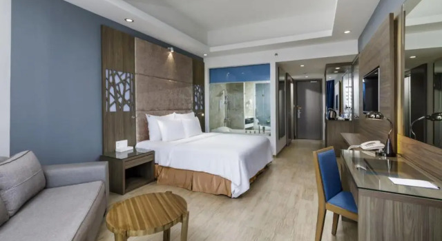 Двухместный номер Deluxe с балконом и с видом на море Swandor Cam Ranh Resort-Ultra All Inclusive