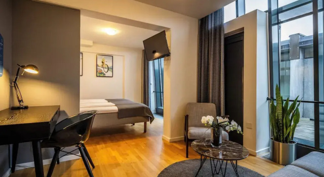 Люкс с балконом Idrættens Hus Hotel og Konference