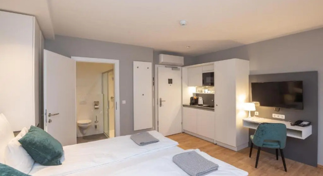Habitación doble De lujo con balcón Wilmas Apartments by Arbio