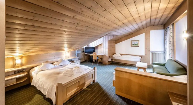 Четырёхместный номер Standard Ladinia Dolomites View