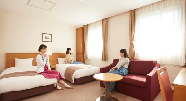 Двухместный номер Deluxe Hotel Folkloro Takahata