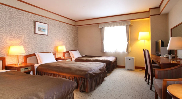 Трёхместный номер Standard с видом на город Hotel Viamare Kobe