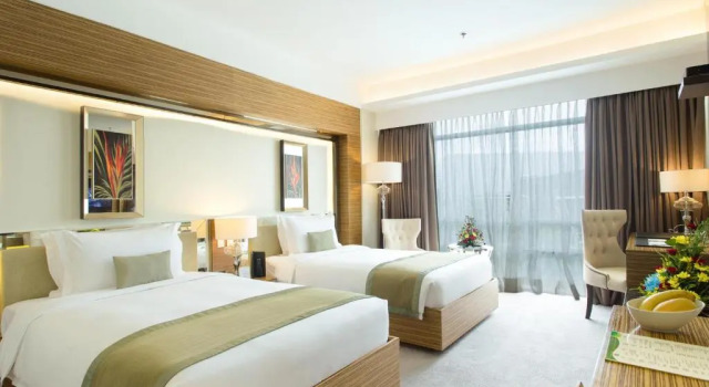 Двухместный номер Deluxe Greenleaf Hotel Gensan