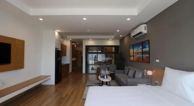 CONDOTEL TMS HOÀNG GIA Giáp BIỂN, TÒA NHÀ CAO NHẤT QUY NHƠN, Забронировать Отель Отели Binh Dinh с бассейном, Бассейн