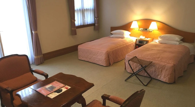 Двухместный номер Deluxe с балконом Chuzenji Kanaya Hotel