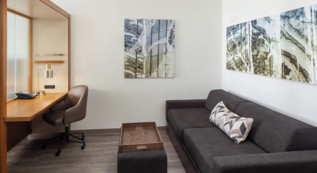 Kahden hengen Studio SpringHill Suites Midland
