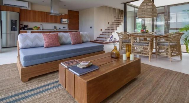 Двухместные апартаменты Premium c 1 комнатой с видом на сад Copal Tulum Hotel