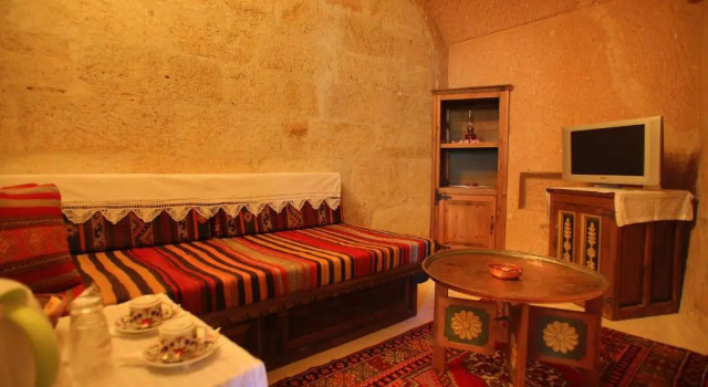 Люкс с видом на внутренний двор Selcuklu Evi Cave Hotel - Special Category