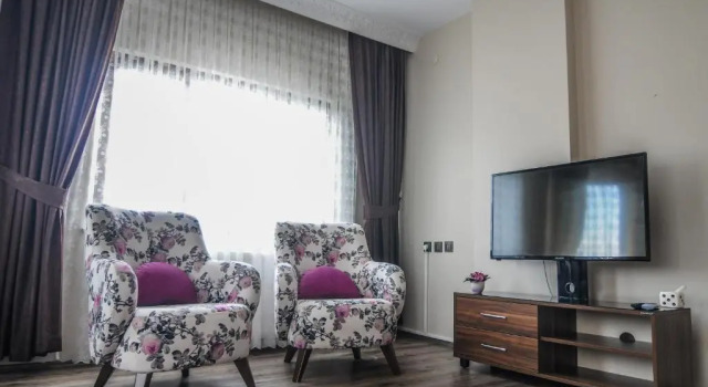 Апартаменты с 3 комнатами с балконом и с видом на море Doa Apartment