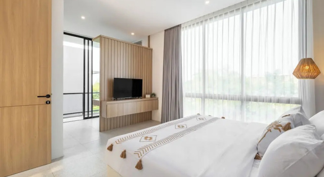 Private Villa Ayra 9B 10min Melasti Beach, Rezerwuj Willa Domki letniskowe w Bali, Domek