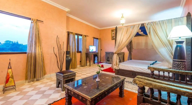 Трёхместный люкс с видом на горы Riad Saida Atlas
