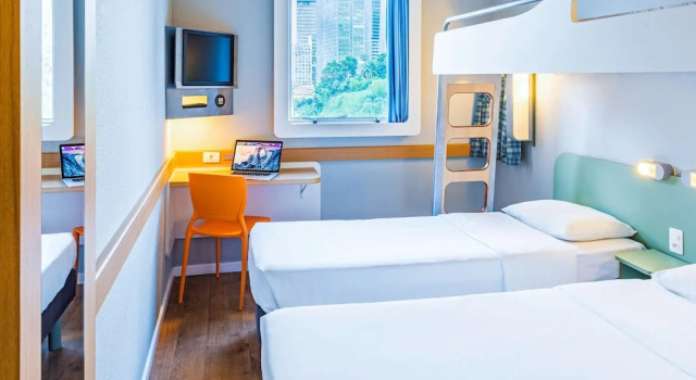 Трёхместный номер Standard ibis budget Belo Horizonte Minascentro