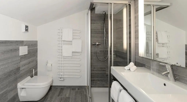 Четырёхместный номер Standard с видом на горы Alpinhotel Bort