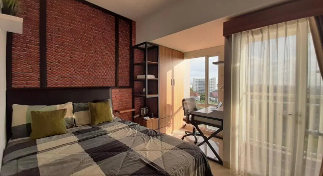 Студия Deluxe Apartemen Taman Melati Sinduadi By NGINAP