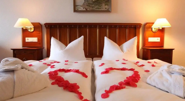 Люкс с балконом Hotel Badehaus Goor