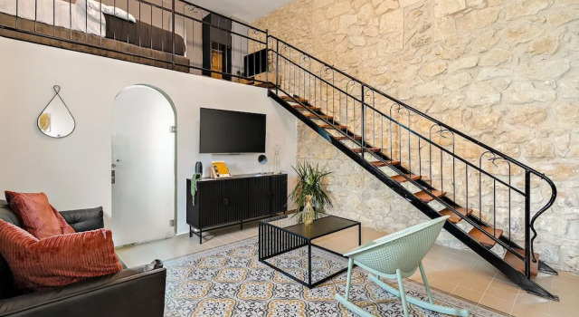 Номер Standard Helios Boutique by La Finca Hotels - עיצוב מהמם , מטבחון בכל חדר וחניה חינם בקרבה לשדרת אוכל ומסעדות!
