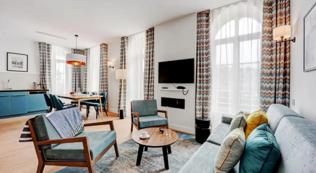Апартаменты с 3 комнатами Résidence Pierre & Vacances Premium PresquIle de la Touques