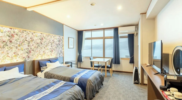 Двухместный номер Standard с видом на океан Shiozaki Onsen Awajishima kaijyo Hotel