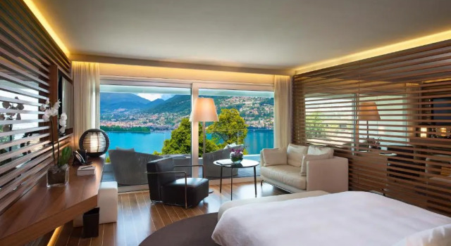 Полулюкс с балконом и с видом на озеро The View Lugano