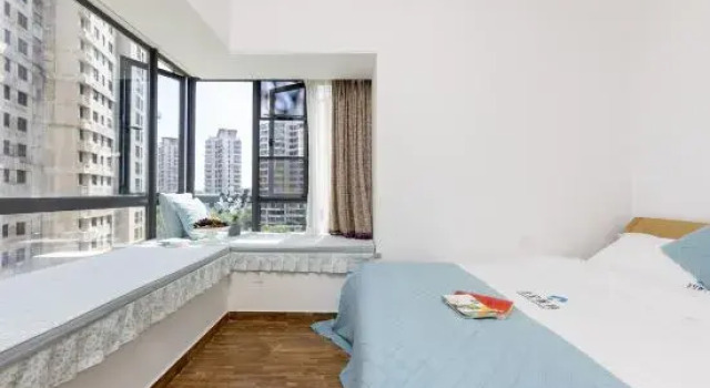 Семейный люкс с 2 комнатами с балконом Wenchang Space Exploration Moon Seaview Theme Apartment