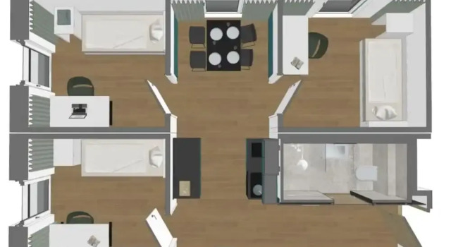 Апартаменты Standard Timber One Boardinghouse Dorfen
