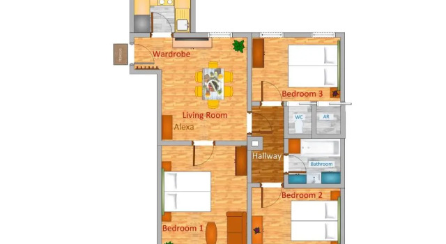 Апартаменты Spacious Vienna Central Station Residence