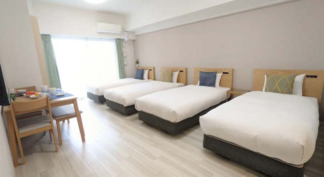Четырёхместный номер Comfort ESLEAD HOTEL Namba Daikokucho