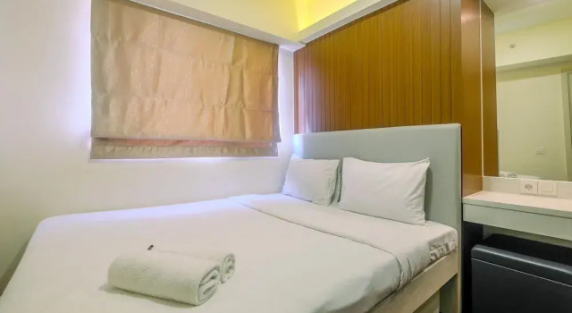 New Furnished and Minimalist 2BR + 1 Office Room at Meikarta Apartment