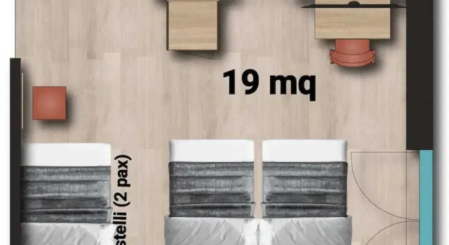 Четырёхместный номер Comfort Hotel Roè Garda