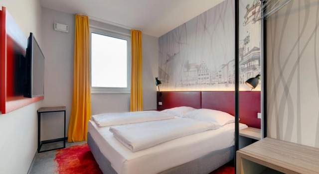 Campanile Leipzig Halle Airport, Rezervovat Hotel Hotely v Sasko se snídaní, Snídaně