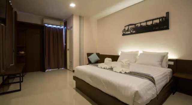 Номер Deluxe с красивым видом из окна iChapter Hotel Suvarnabhumi
