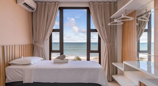 Varandas Do Mar Condomínio Moderno Por Carpediem, Rezervovat Apartmán Hotely v Bahia se snídaní, Snídaně