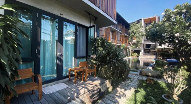 Двухместный номер Deluxe с видом на бассейн Lamphu House Chiang Mai