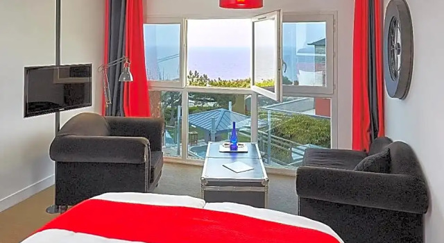 Номер Superior с панорамным видом The Originals Hôtel Le Cise Restaurant Chambres et Suites