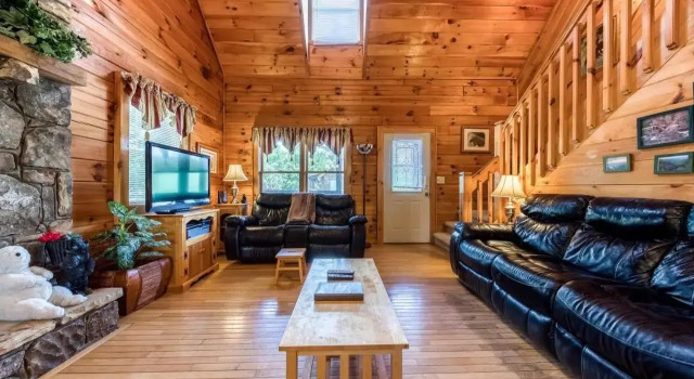 Arrowhead Log Cabin Resort Papaws Bear Den Cabin - by TS