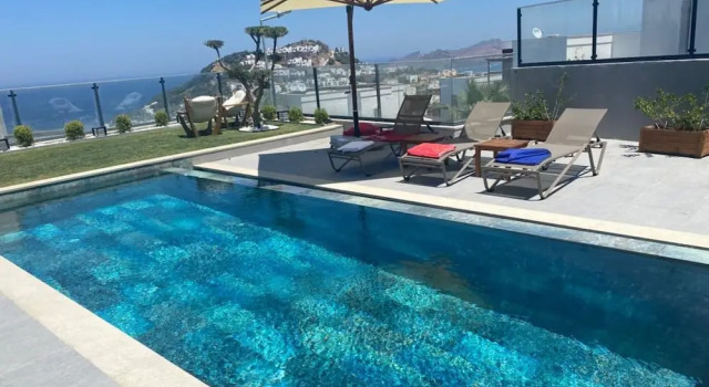 Yalikavak Villa Escape Private Pool Sea Glimpse Await, Rezervovat Vila Hotely v Mugla s parkováním, Parkování