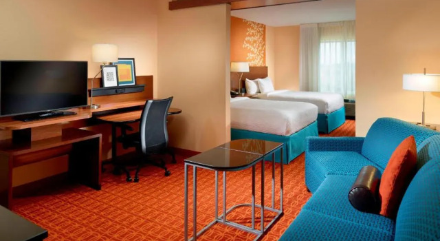 Двухместная студия Fairfield Inn & Suites by Marriott Fayetteville North