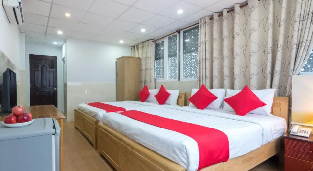 Трёхместный номер Standard с видом на город Saigon Central Hotel Spa - City Center