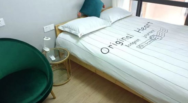 Люкс Luxury с 2 комнатами Mingsu Boutique Loft Seaview Apartment (Haikouwan Shop)