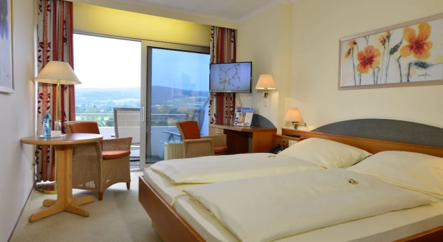 Двухместный номер Standard с балконом и с красивым видом из окна Trip Inn Landhotel Badsoden-Salmünster