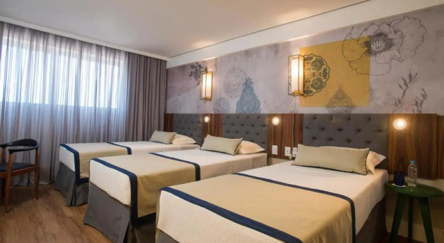 Трёхместный номер Superior Hotel Luzeiros Recife